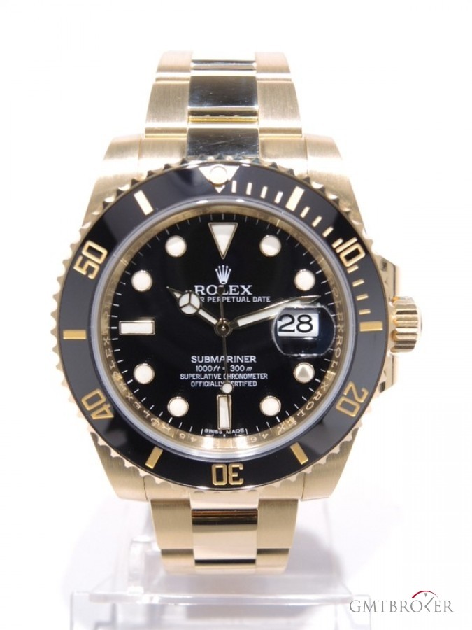 Rolex Submariner Gold 116618 Ln Full Set 2015 Full Yello nessuna 529421