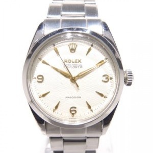 Rolex Explorer I 6298 Rare Honeycomb Dial Full Steel Rar nessuna 534641