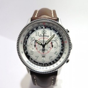 Breitling Montbrillant A 35330 Full Set Steel On Leather Sil nessuna 513913