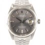 Rolex Datejust 1601 Gunmetal Full Steel Silver T Swiss T