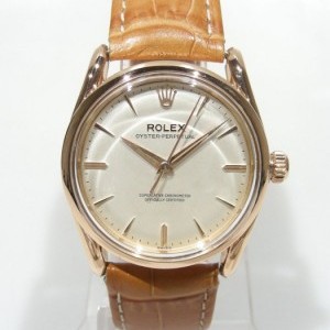 Rolex Bombay Pink Gold 6290 Or Rose Cadran Argent Index nessuna 219711