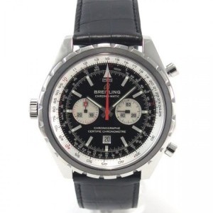 Breitling Chrono Matic A41360 Full Set Steel Black Dial With nessuna 607609