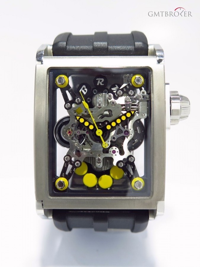 BRM Birotor Squelette Ref Brt 1 Titanium And Sapphire nessuna 422605