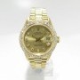 Rolex Lady Datejust Gold 69178 Or Jaune 18k Index Et Lun