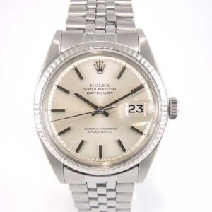 Rolex Datejust 1601 Full Steel Silver Dial Stick Indexes nessuna 588747