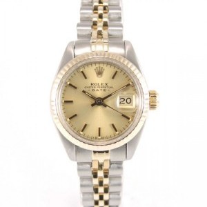 Rolex Lady Date 6917 Full Yellow Gold 18k And Steel Gold nessuna 615487