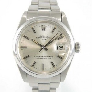 Rolex Date Vintage 1500 34 Mm Full Steel Silver Dial Smo nessuna 586243