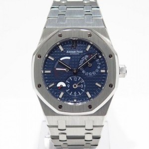 Audemars Piguet 26120 St Dual Time Power Reserve Full Steel Blue nessuna 441397