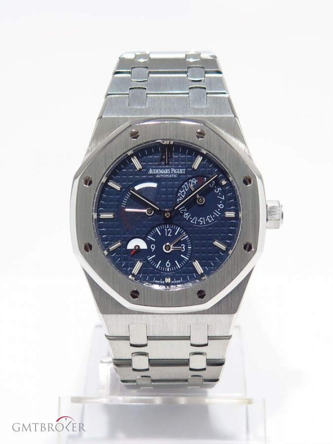 Audemars Piguet 26120 St Dual Time Power Reserve Full Steel Blue nessuna 441397