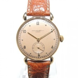 Patek Philippe 590r Or Rose With Papers Rose Gold 18k Case On nessuna 506261