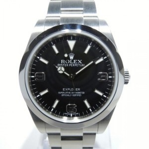 Rolex Explorer I 214270 With Papers 2012 Full Steel Blac nessuna 514391