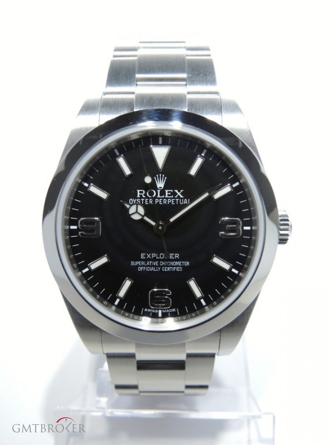 Rolex Explorer I 214270 With Papers 2012 Full Steel Blac nessuna 514391