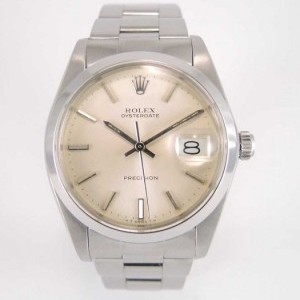 Rolex Oysterdate 6694 Full Steel Silver Dial With Specia nessuna 571695