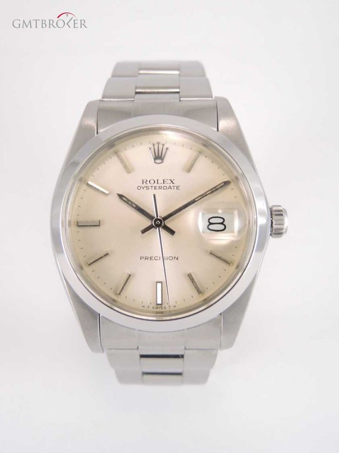 Rolex Oysterdate 6694 Full Steel Silver Dial With Specia nessuna 571695