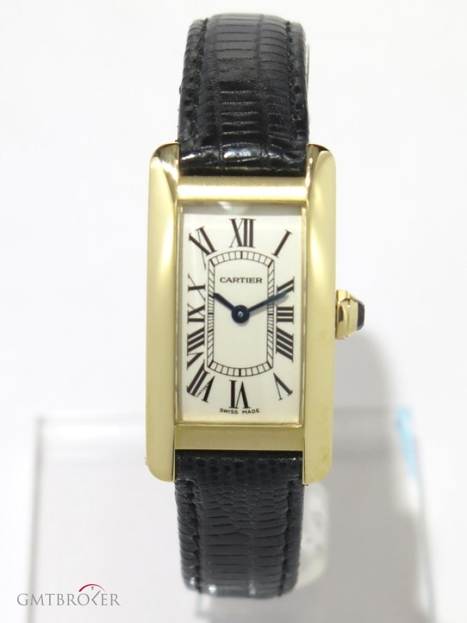 Cartier Tank Amricaine 2482 White Dial With Box 35 X 24 Mm nessuna 560503