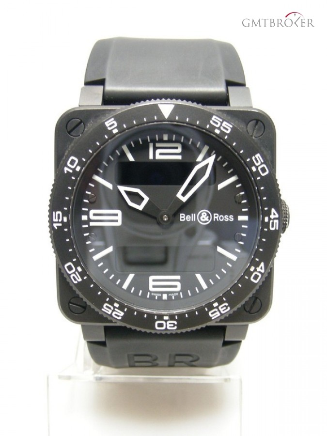 Bell & Ross Bell Ross Br03 88 S Type Aviation Pvd Sur Caoutcho nessuna 217965