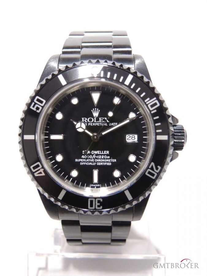Rolex Sea Dweller 16600 Full Black Steel Unidirectional nessuna 537897