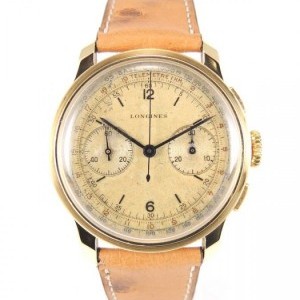 Longines 13zn Chrono Vintage Superb Yellow Gold 18k Case nessuna 706683