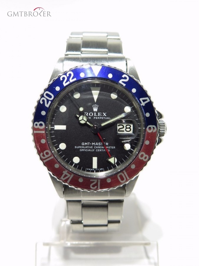 Rolex Gmt Master 1675 Pepsi With 2 Service Papers Steel nessuna 471739
