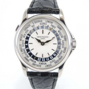 Patek Philippe Worldtimer 5110 G 001 With Papers Grey Gold 18k nessuna 578611