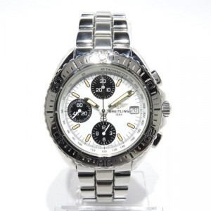 Breitling Chrono Shark A13051 Full Steel White Dial With Bla nessuna 486867