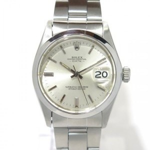 Rolex Oyster Perpetual 1500 Silver Dial Full Steel Silve nessuna 562041