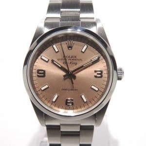 Rolex Airking 14000 With Papers U Series Full Steel Rose nessuna 556319