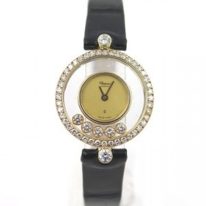 Chopard Happy Diamonds 203926 0001 Yellow Gold On Leather nessuna 692515