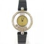 Chopard Happy Diamonds 203926 0001 Yellow Gold On Leather