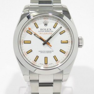 Rolex Milgauss Modern White 116400 Acier Cadran Blanc Ai nessuna 226575