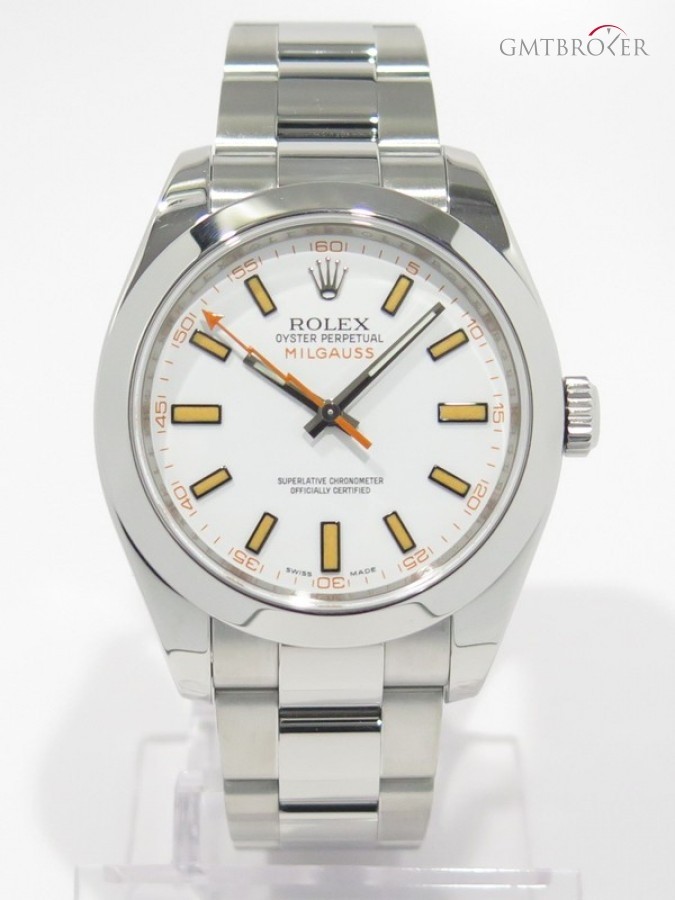 Rolex Milgauss Modern White 116400 Acier Cadran Blanc Ai nessuna 226575