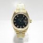 Rolex Lady Datejust Augusta Green 69178 Or Jaune 18k Cad