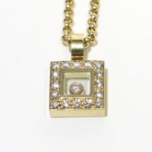 Chopard Happy Diamond 18k Yellow Gold And Diamond Necklace nessuna 543263