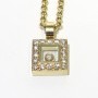 Chopard Happy Diamond 18k Yellow Gold And Diamond Necklace