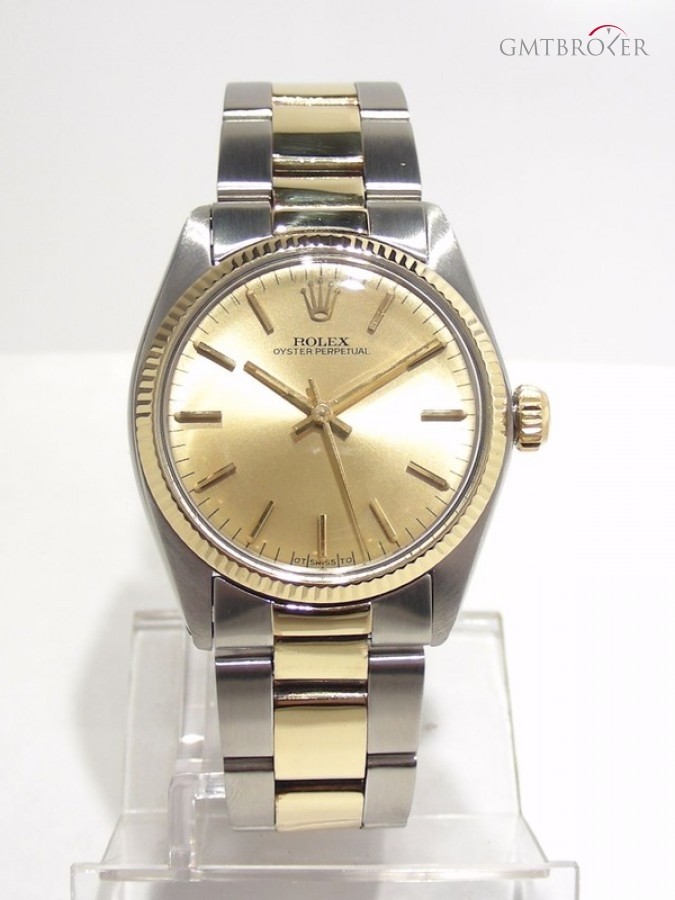 Rolex Oyster Perpetual Ref 6751 Midsize Steel Gold On A nessuna 459993