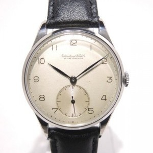 IWC Classique Vintage Steel Case On A Leather Band Sil nessuna 545467