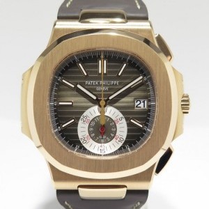 Patek Philippe Nautilus Chronograph 5980 R 001 Like New Or Rose nessuna 371229