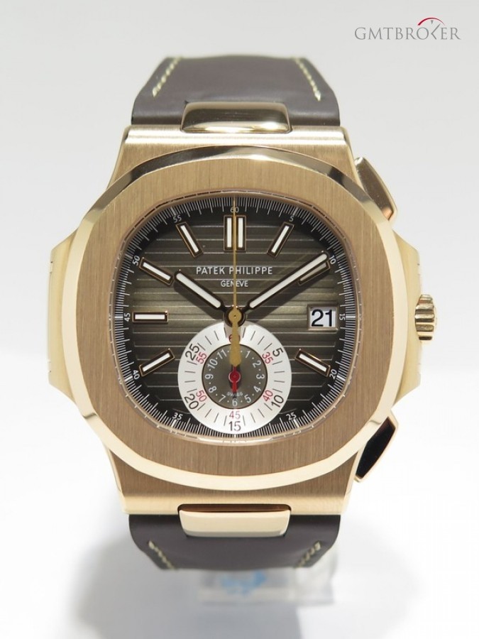 Patek Philippe Nautilus Chronograph 5980 R 001 Like New Or Rose nessuna 371229
