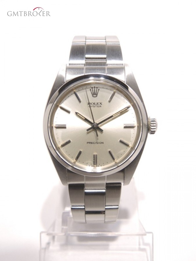 Rolex Oyster 6426 Vintage Full Steel Silver Patina Dial nessuna 482855