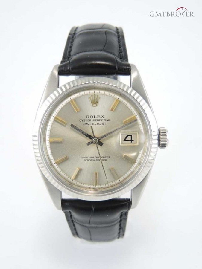 Rolex Datejust 1601 Full Steel Silver Dial Stick Indexes nessuna 581449