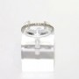 Mauboussin Ring Size 55 18k White Gold And Diamonds Full Set