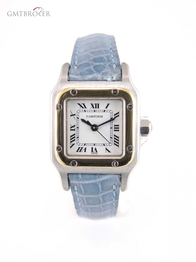 Cartier Santos Yellow Gold 18k And Steel Case 23 X 34 Mm O nessuna 600087