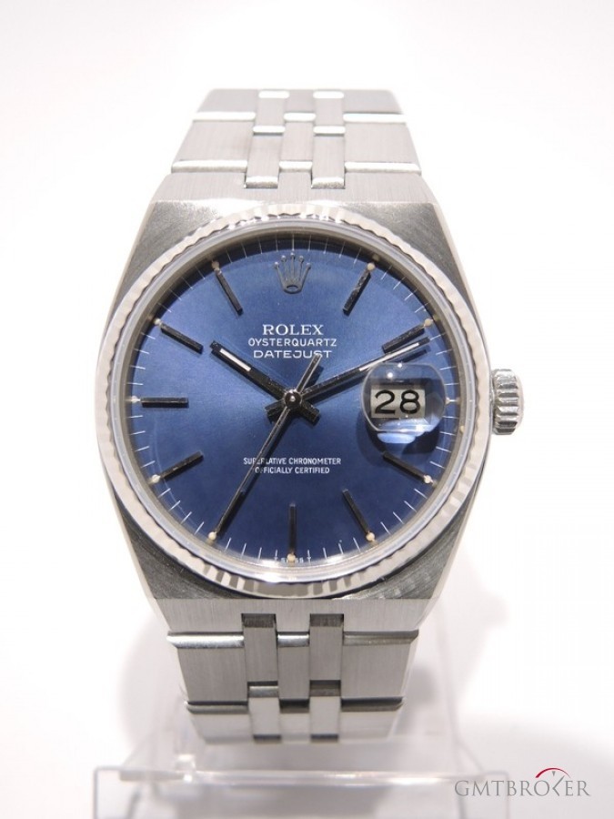 rolex oysterquartz blue