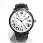 Cartier Ronde Solo W6701010 Steel Case On A Leather Band