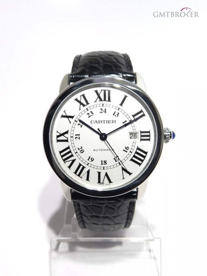 Cartier Ronde Solo W6701010 Steel Case On A Leather Band nessuna 475627