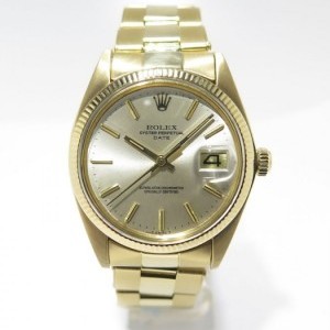 Rolex Oyster Perpetual Date Vintage Gold Ref 1500 18k Ye nessuna 484157