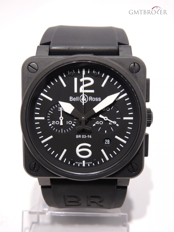 Bell & Ross Bell Ross Br03 94 S Chrono With Box Steel Case On nessuna 538185