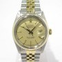 Rolex Datejust Vintage 16013 Or Jaune 18k Et Acier Cadra