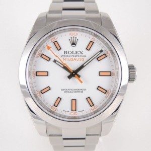 Rolex Milgauss Modern 116400 V Series Steel White Dial O nessuna 594181