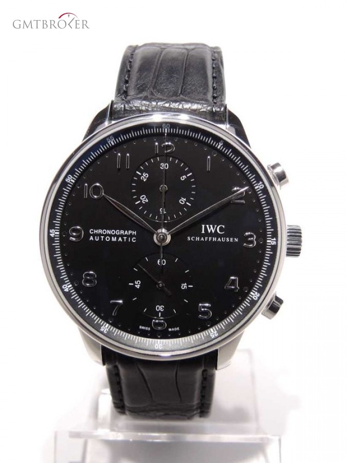 IWC 3714 Steel Case On A Leather Band With Original Fo nessuna 564377